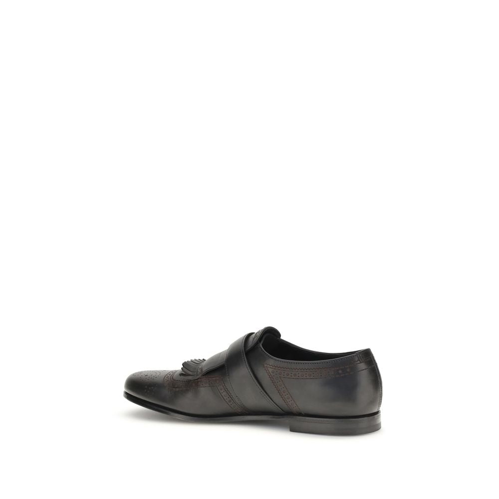 Church's Black Calf Leather Bos Taurus Slip-On Loafers | Regal Royce