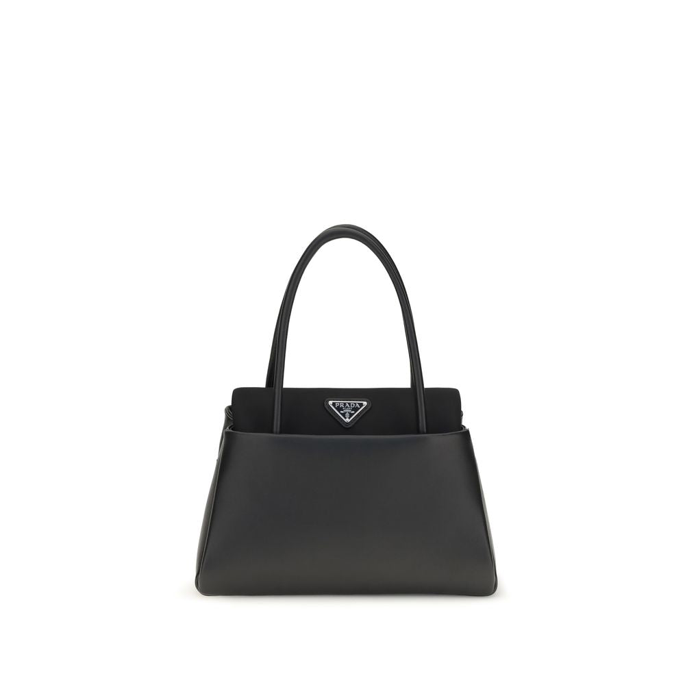 Prada Black Calf Leather Bos Taurus Handbag | Regal Royce