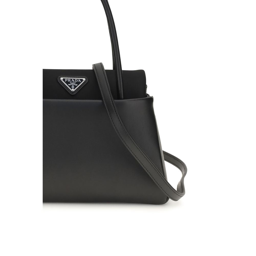 Prada Black Calf Leather Bos Taurus Handbag | Regal Royce