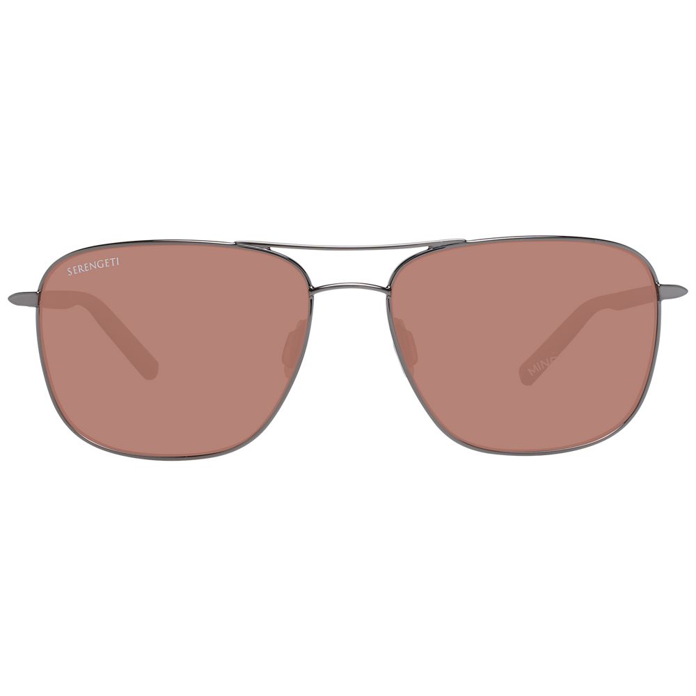 Serengeti Gray Metal Sunglasses | Regal Royce