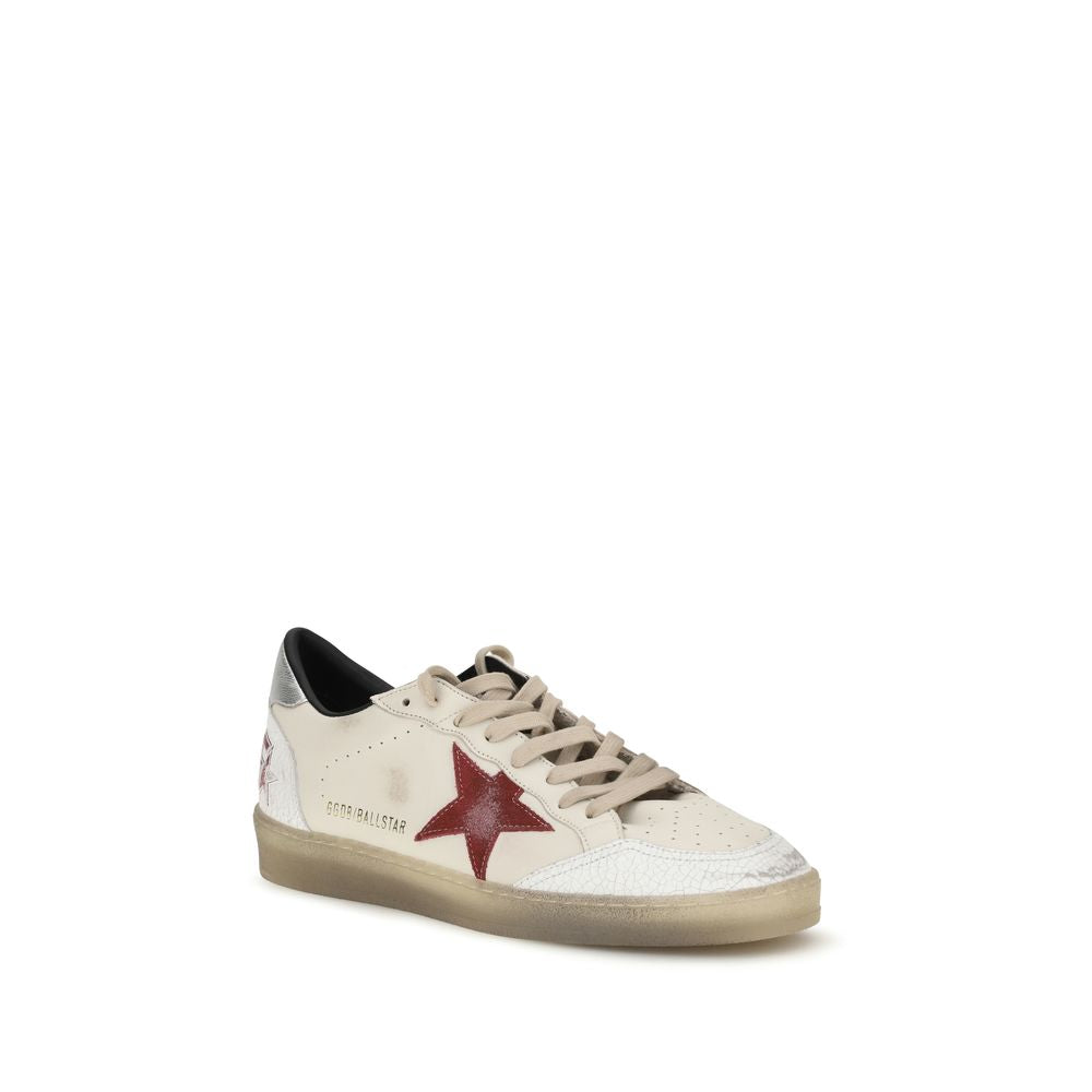 Golden Goose White Calf Leather Bos Taurus Low Top Sneakers | Regal Royce