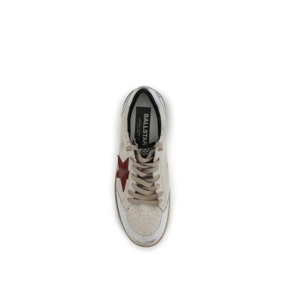 Golden Goose White Calf Leather Bos Taurus Low Top Sneakers | Regal Royce
