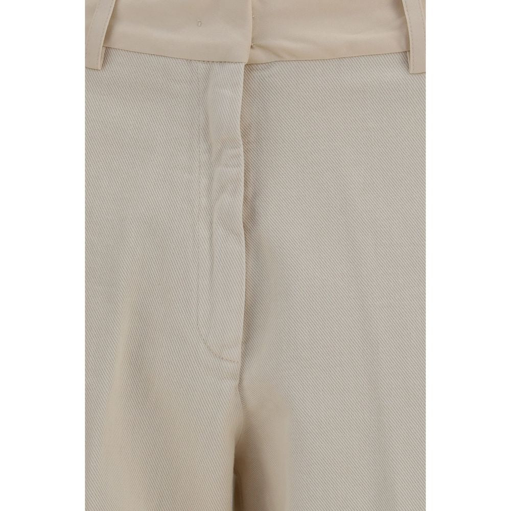 Forte_Forte Beige Cotton Chino Pants | Regal Royce