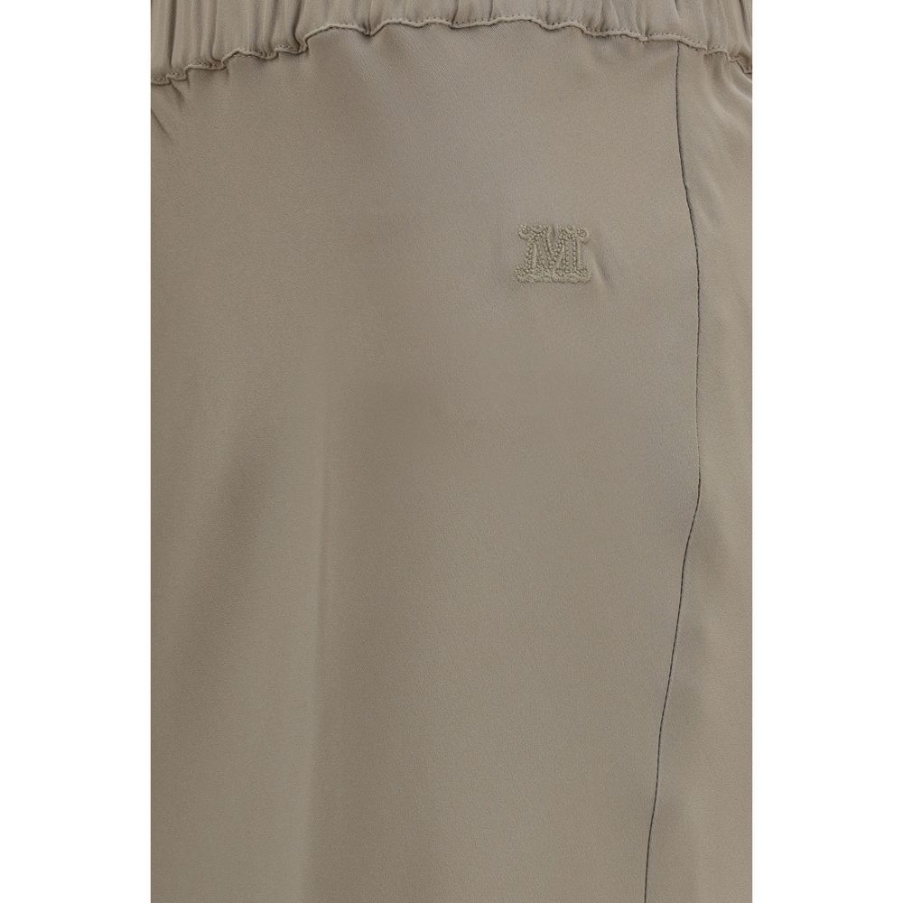 Max Mara Beige Silk Long Skirt | Regal Royce