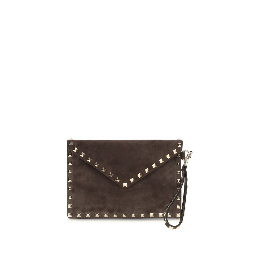 Valentino Garavani Brown Suede Leather Wallet | Regal Royce
