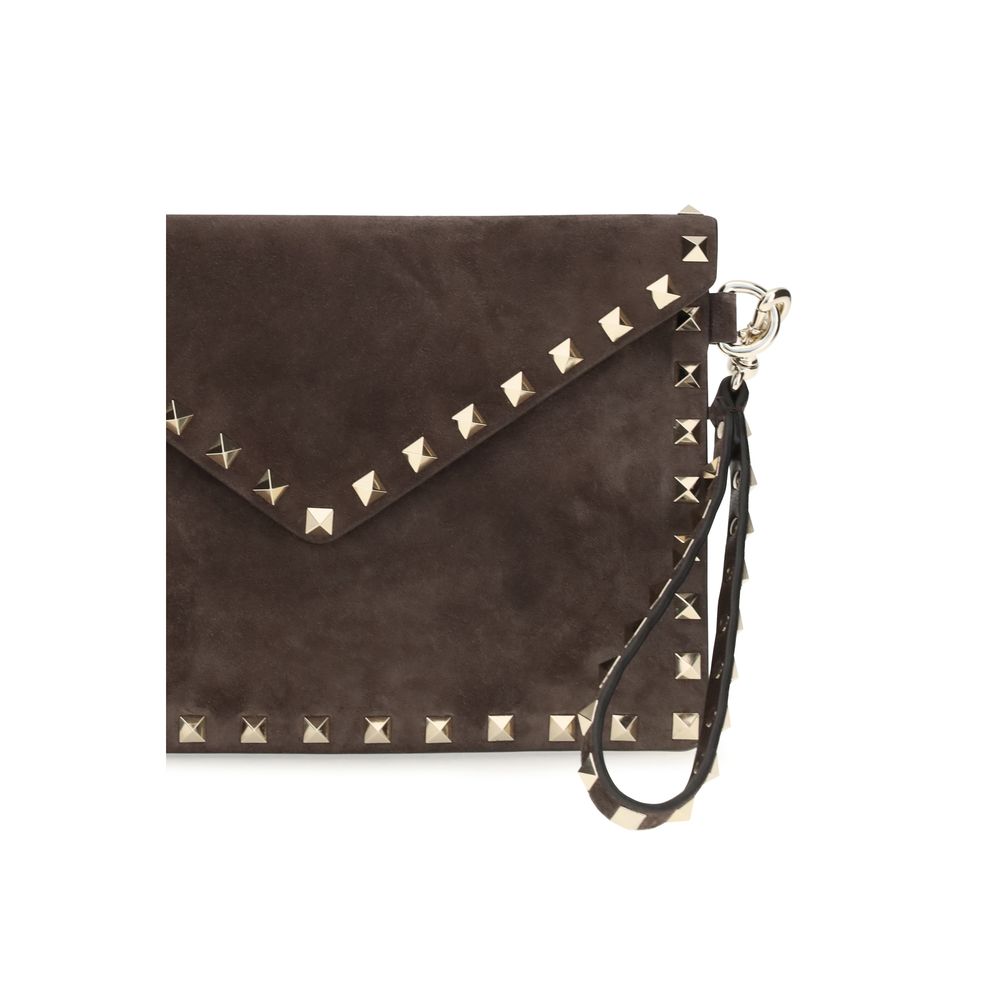 Valentino Garavani Brown Suede Leather Wallet | Regal Royce