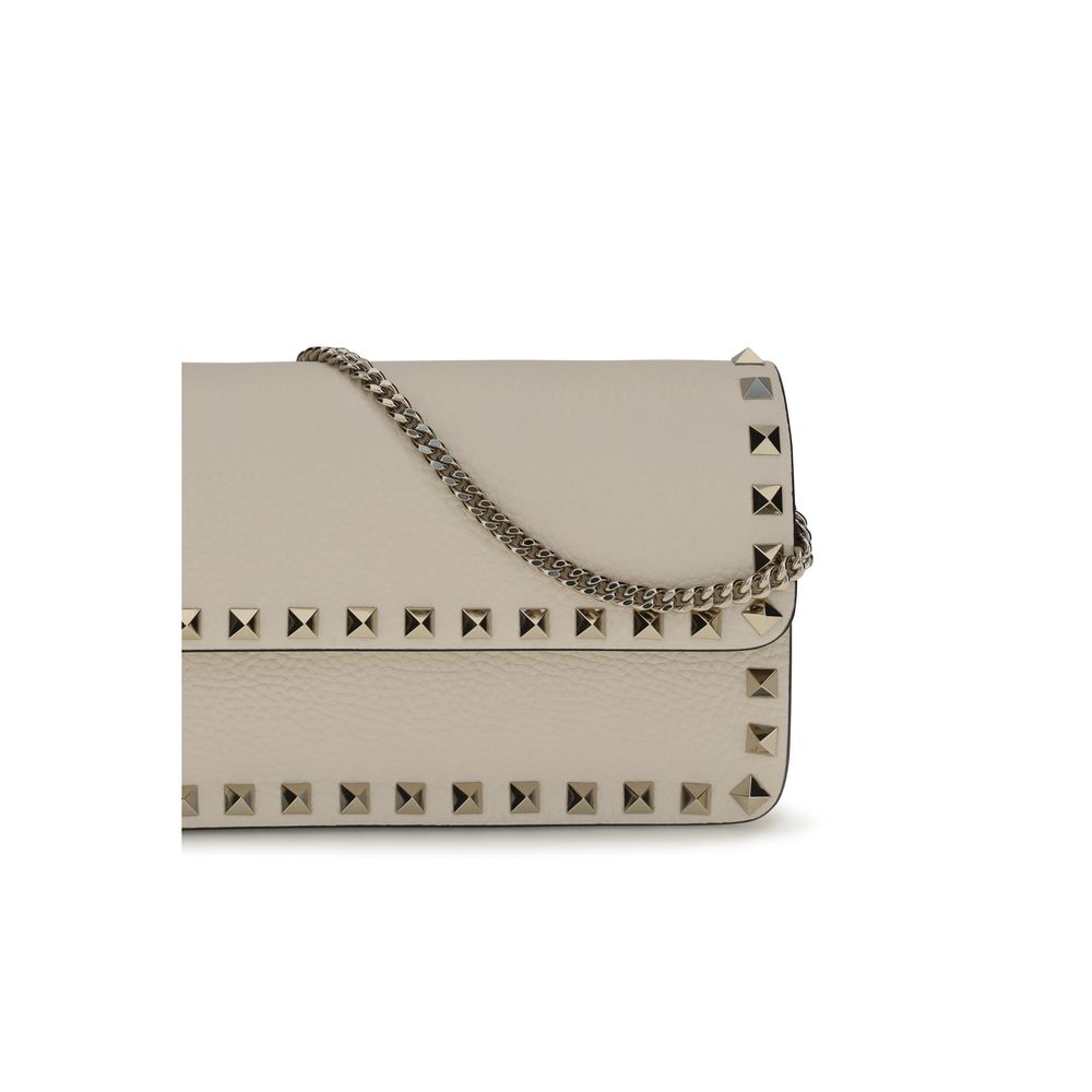 Valentino Garavani Beige Calf Leather Bos Taurus Wallet | Regal Royce