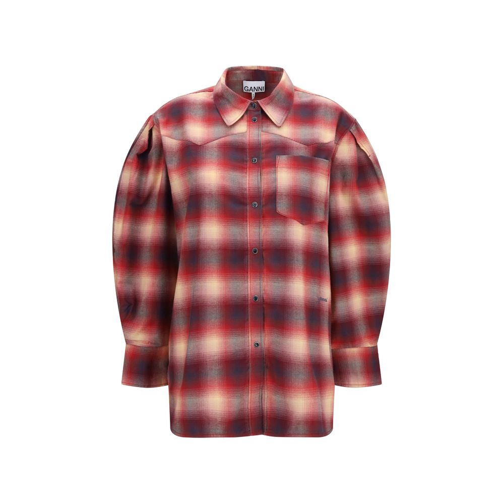 Ganni Multicolor Cotton Pattern Shirt | Regal Royce
