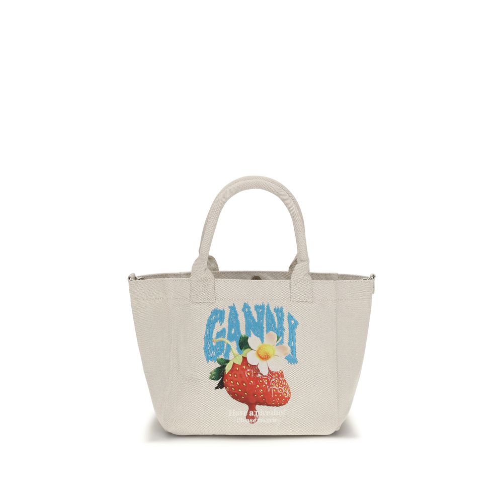 Ganni Beige Polyester Shoulder Bag | Regal Royce