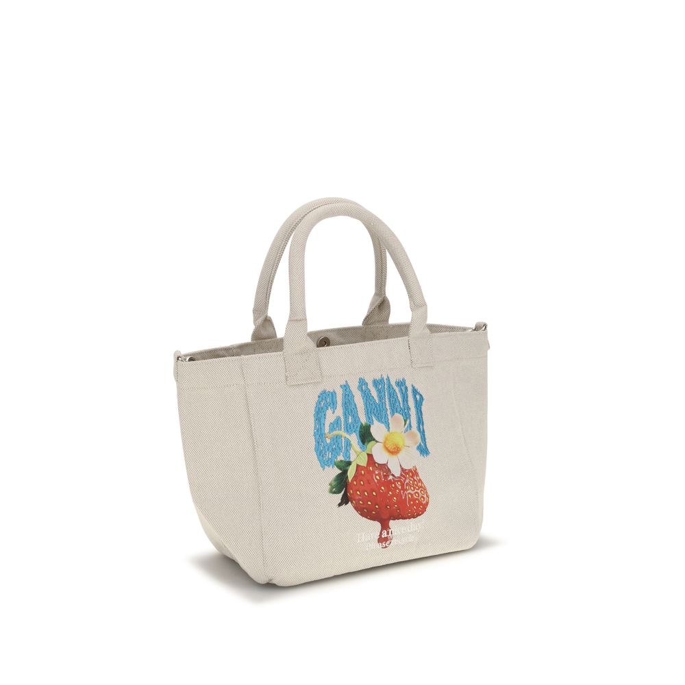 Ganni Beige Polyester Shoulder Bag | Regal Royce