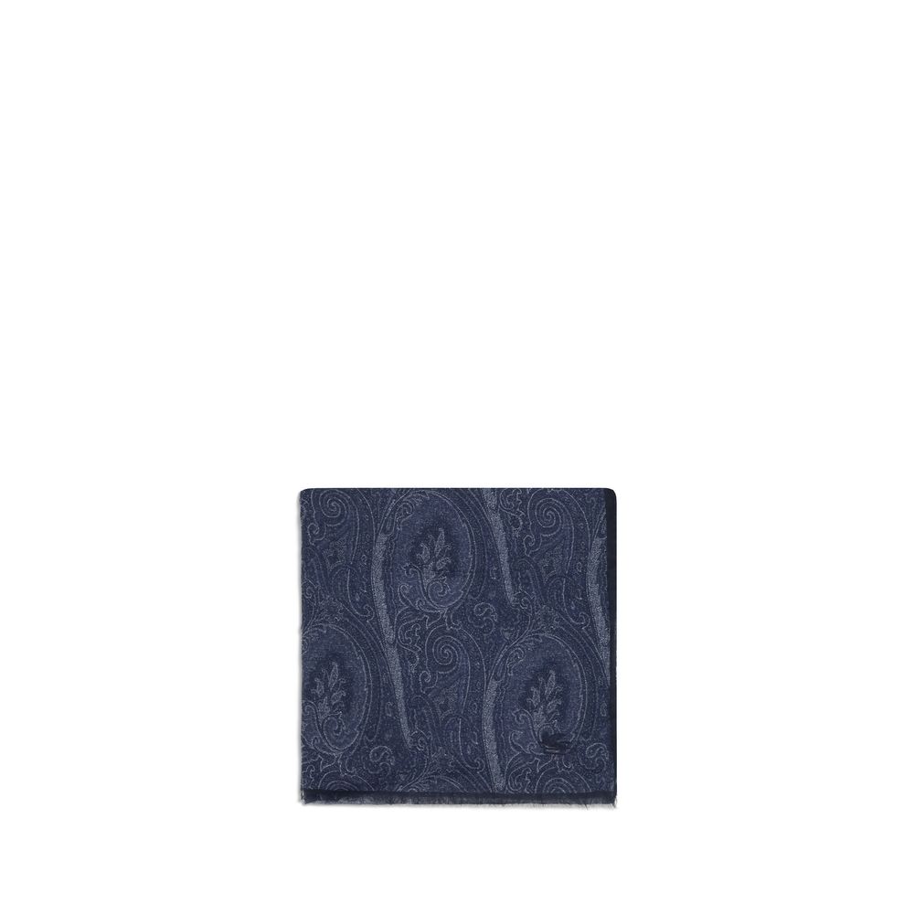 Etro Blue Modal Scarf | Regal Royce