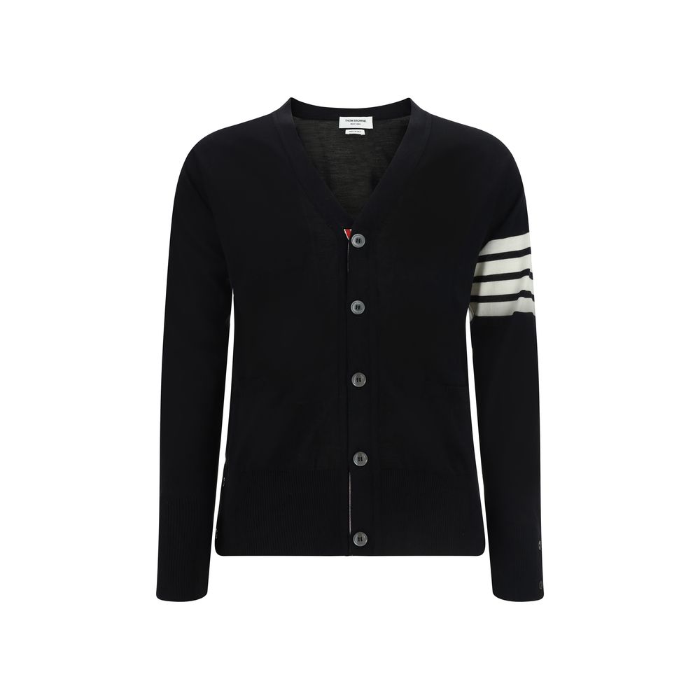 Thom Browne Black Wool Oves Aries Cardigan | Regal Royce