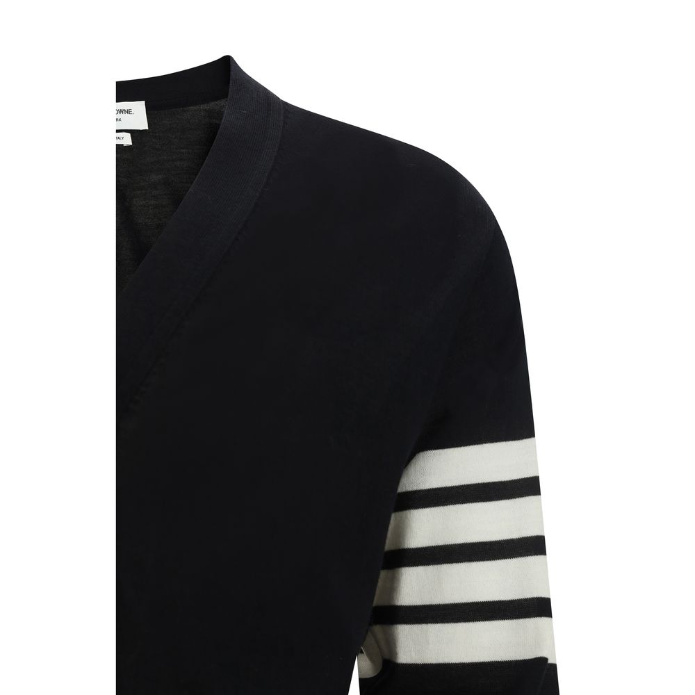 Thom Browne Black Wool Oves Aries Cardigan | Regal Royce