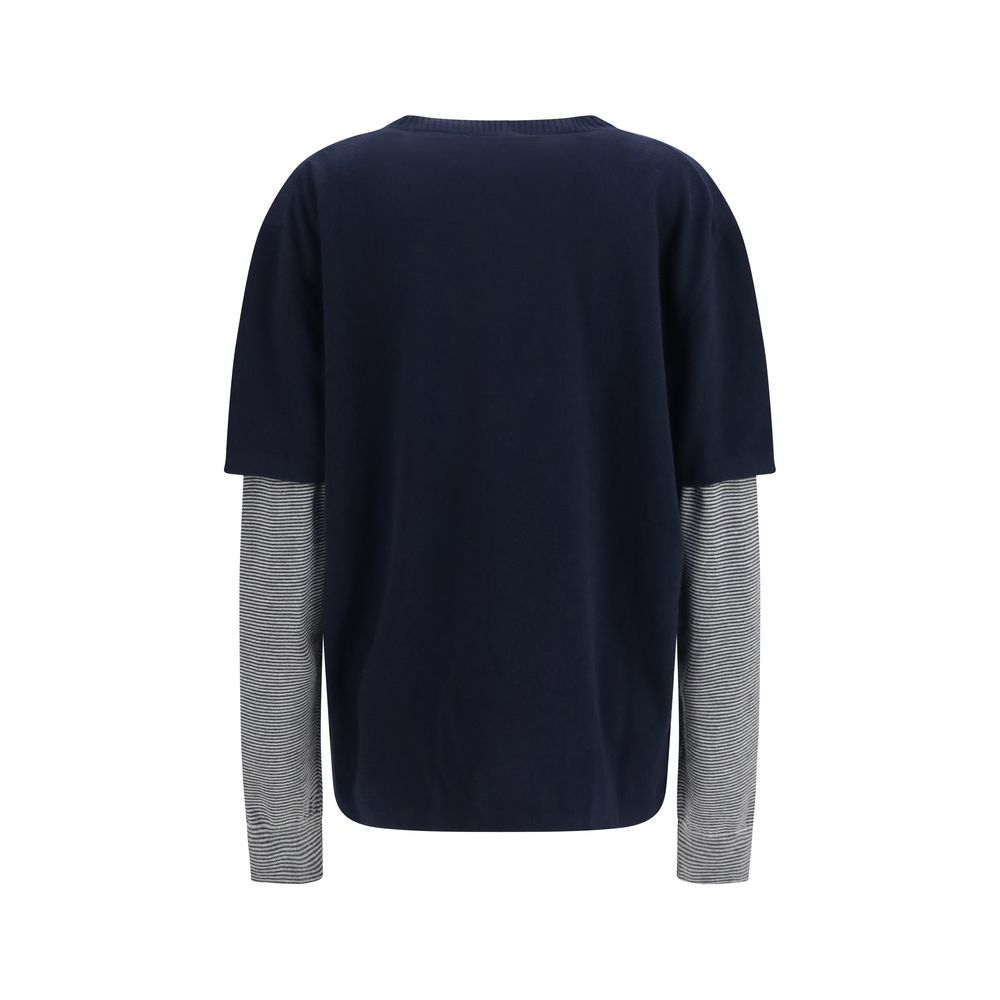 Miu Miu Blue Wool Oves Aries Sweatshirt | Regal Royce