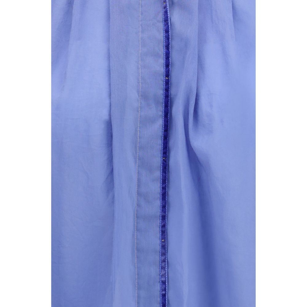 Forte_Forte Blue Cotton Blouse | Regal Royce