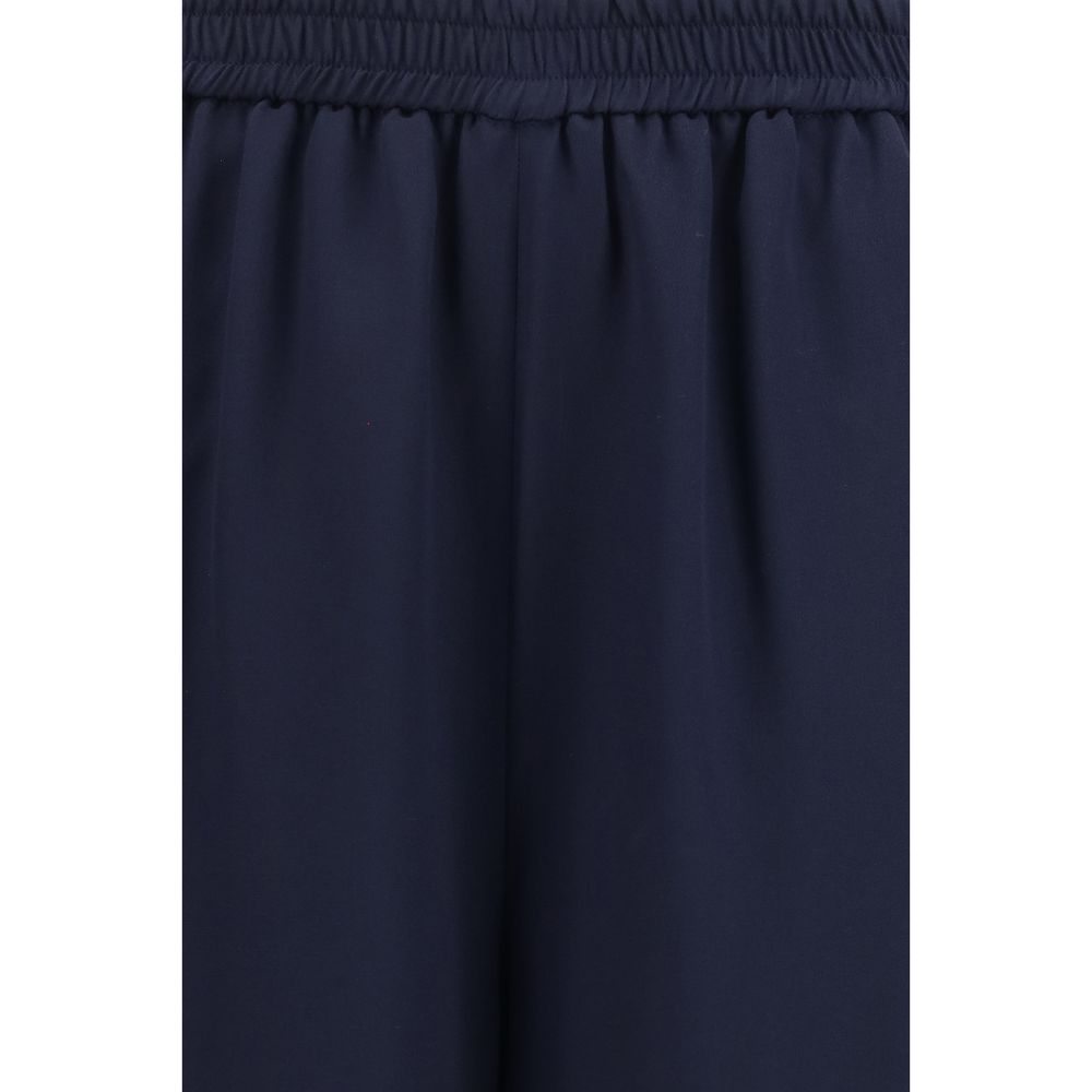 Max Mara Blue Silk Casual Pants | Regal Royce