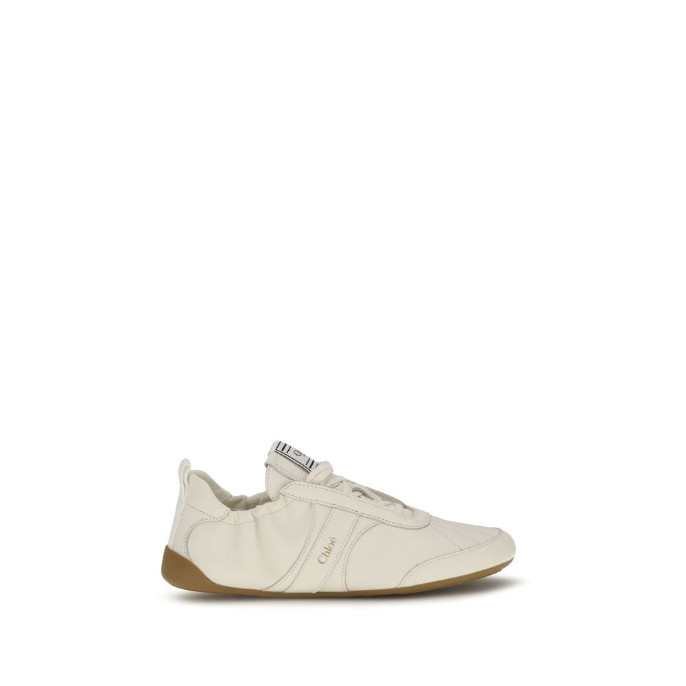 Chloé Beige Fabric Athletic Sneakers | Regal Royce