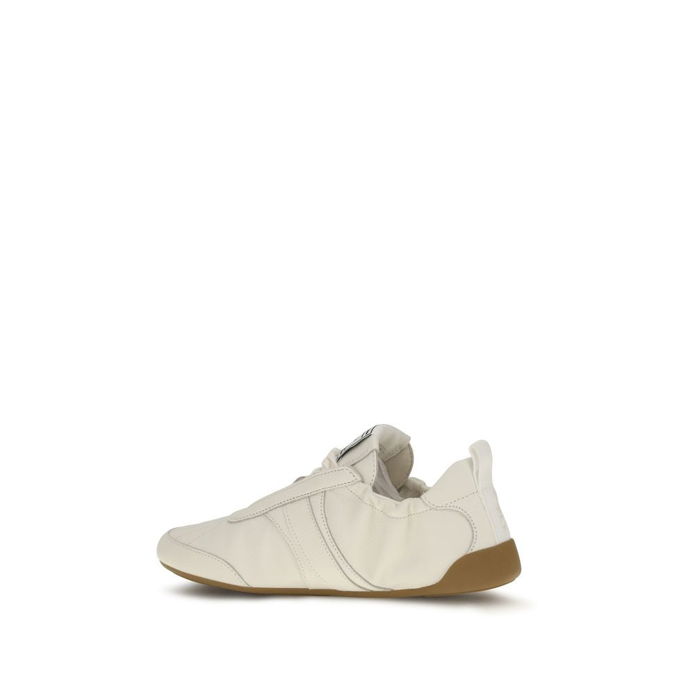 Chloé Beige Fabric Athletic Sneakers | Regal Royce