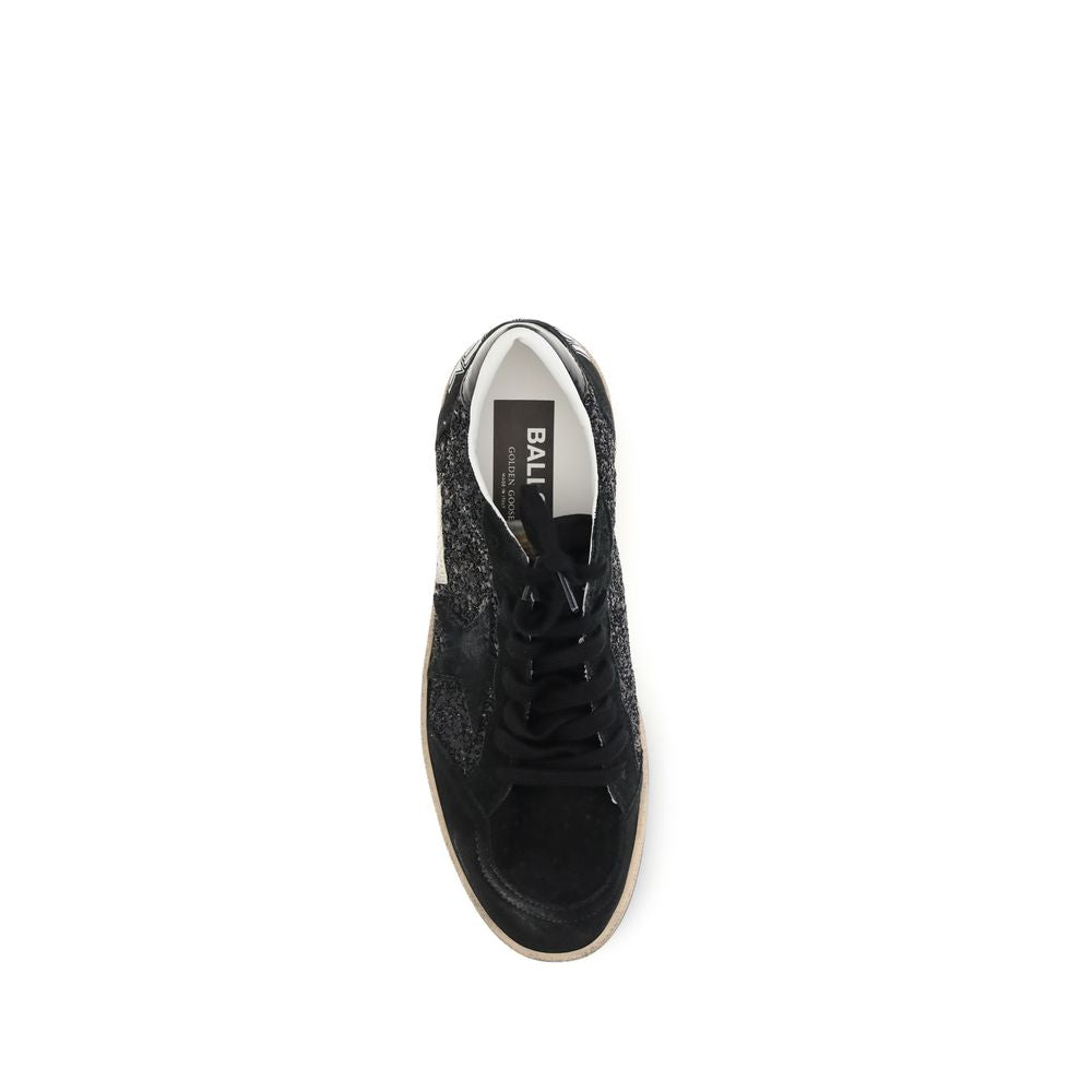 Golden Goose Black Calf Leather Bos Taurus Low Top Sneakers | Regal Royce