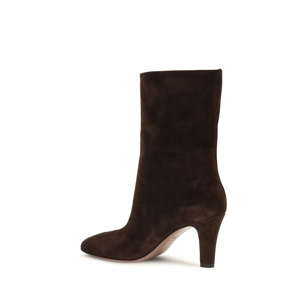 Paris Texas Brown Suede Leather Ankle Boots | Regal Royce