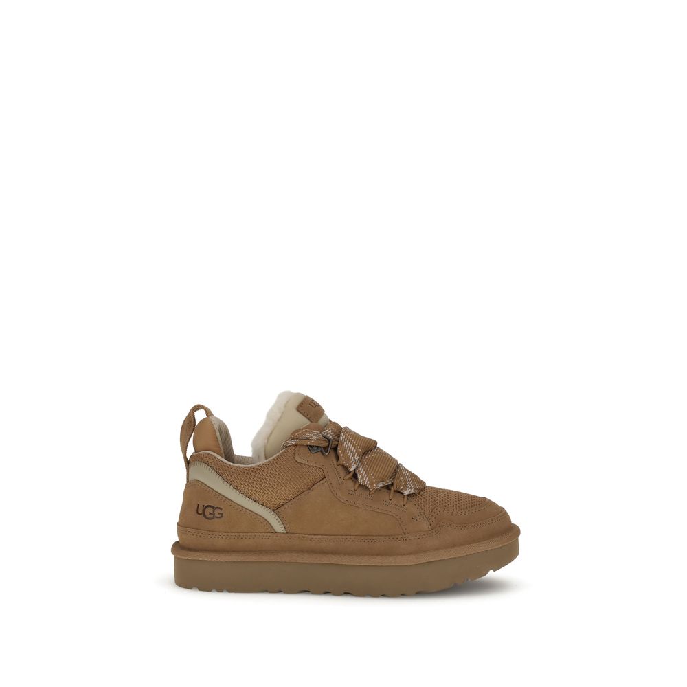 UGG Brown Leather Platform Sneakers | Regal Royce