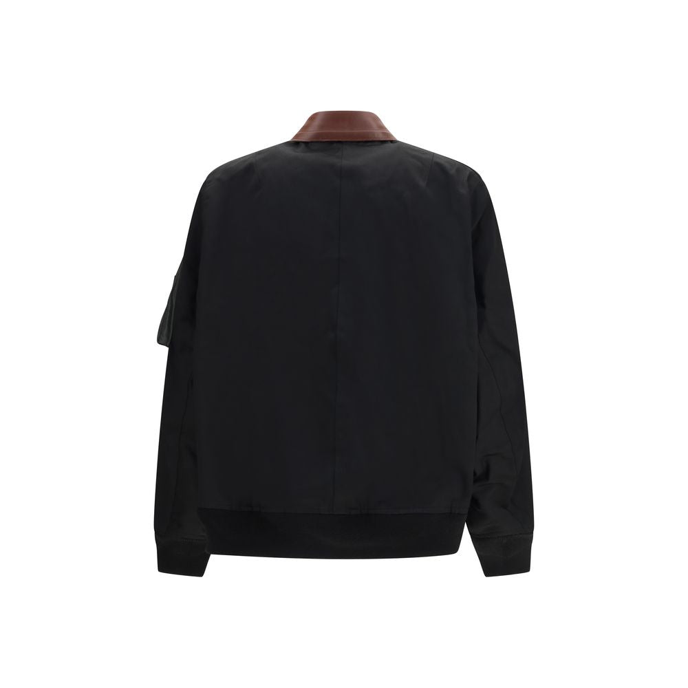 Sacai Black Cotton Bomber | Regal Royce