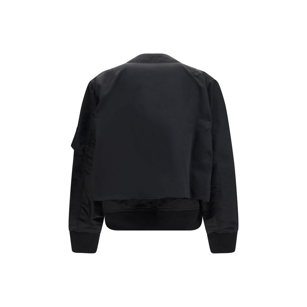 Sacai Black Cotton Bomber | Regal Royce