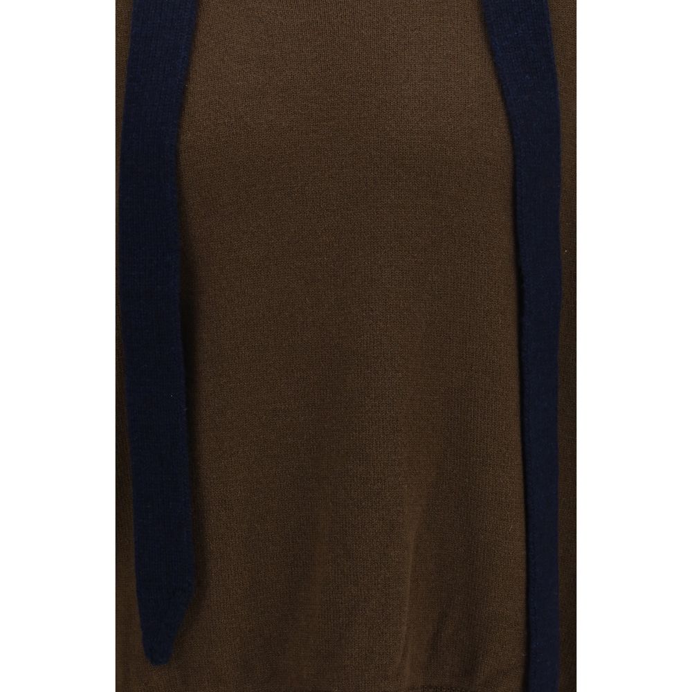 Sacai Brown Wool Oves Aries Sweatshirt | Regal Royce