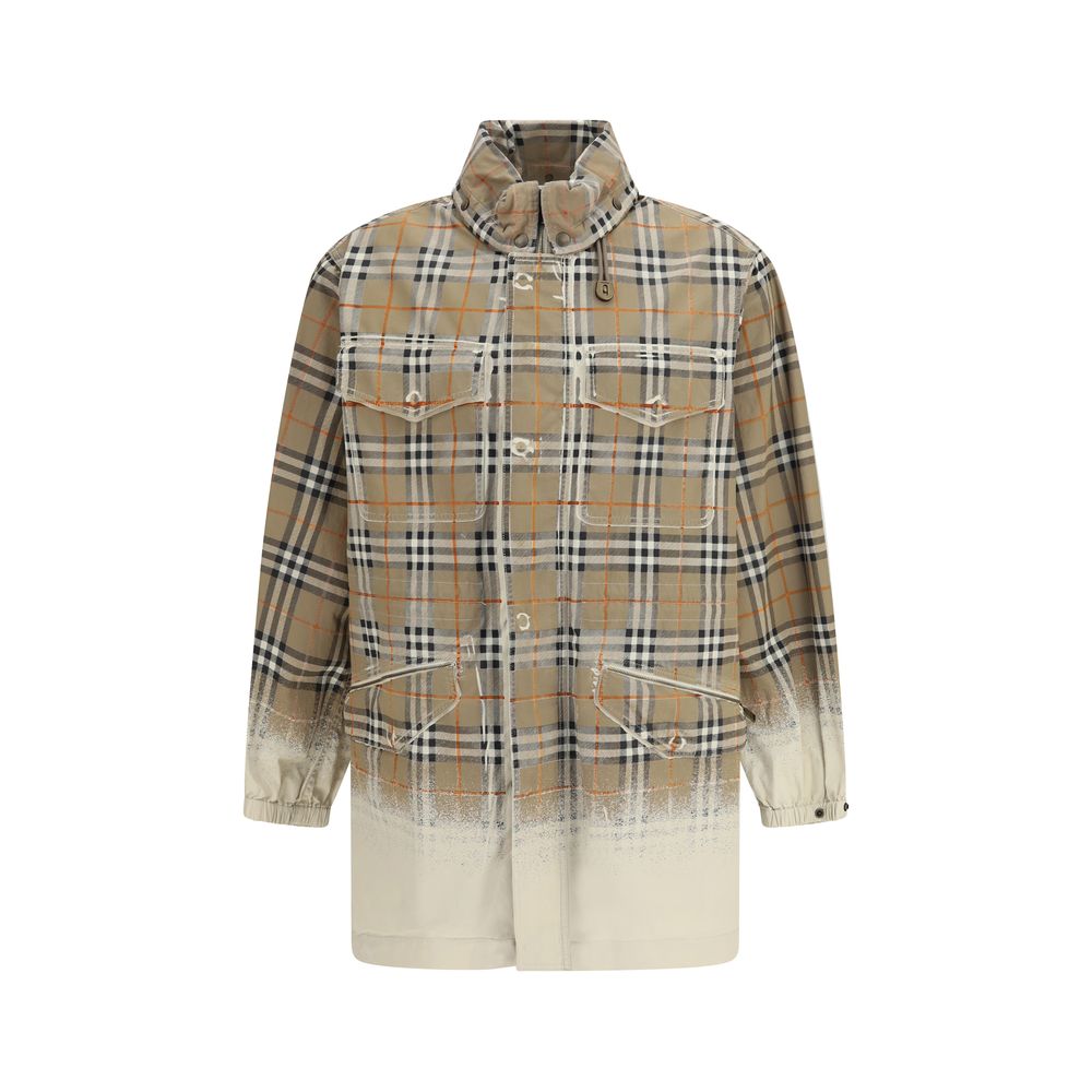Burberry Beige Cotton Parka | Regal Royce