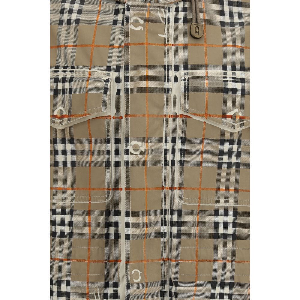 Burberry Beige Cotton Parka | Regal Royce