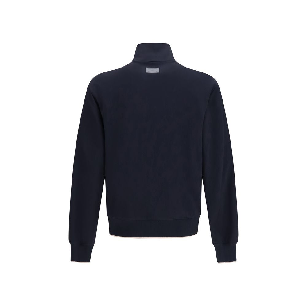 Dolce & Gabbana Blue Polyamide Full-Length Jacket | Regal Royce