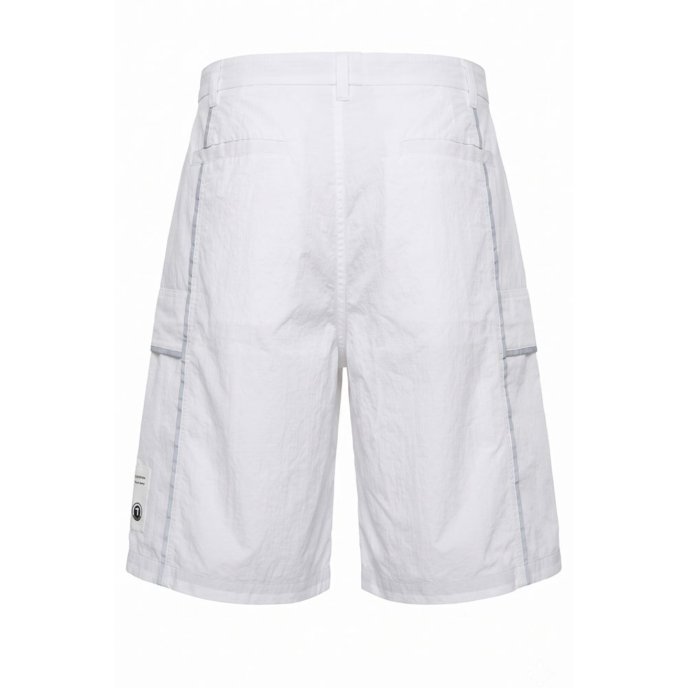 Trussardi Jeans White Polyamide Men Shorts | Regal Royce