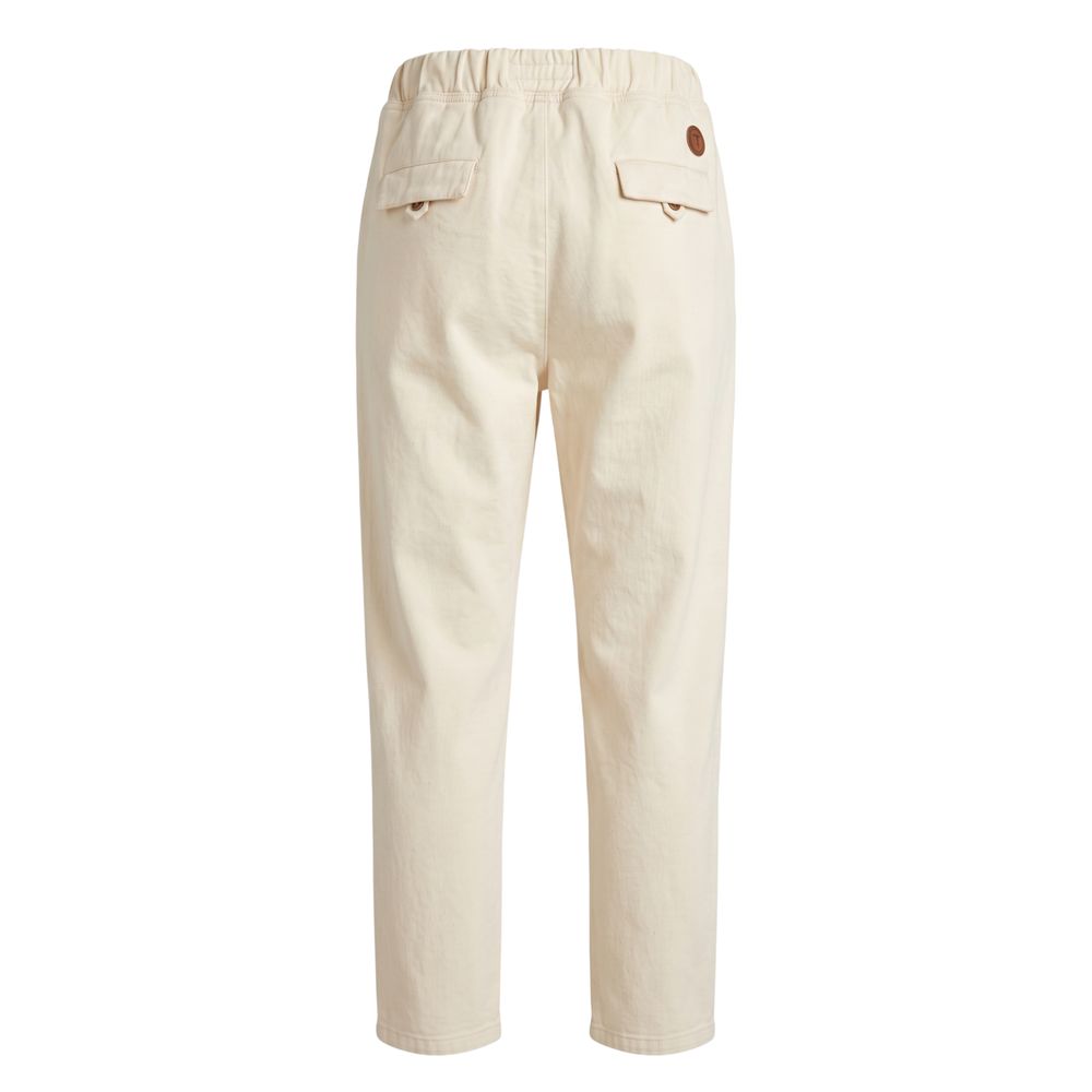 Trussardi Jeans Beige Cotton Men Pants | Regal Royce