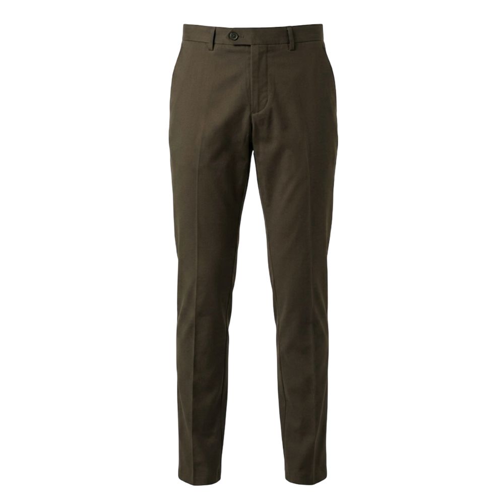 Trussardi Jeans Green Cotton Men Pant | Regal Royce