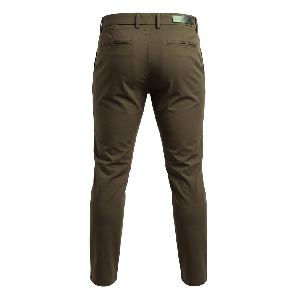 Trussardi Jeans Green Cotton Men Pant | Regal Royce