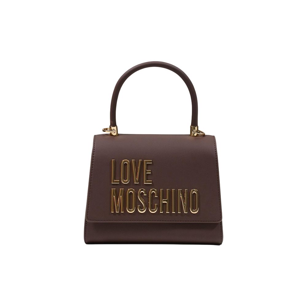 Love Moschino Brown Polyethylene Handbag | Regal Royce