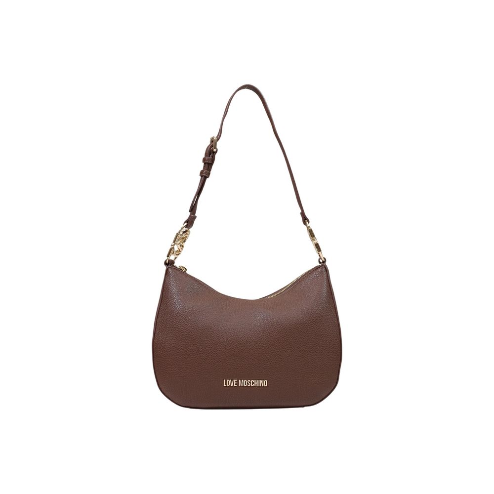 Love Moschino Brown Polyethylene Handbag | Regal Royce