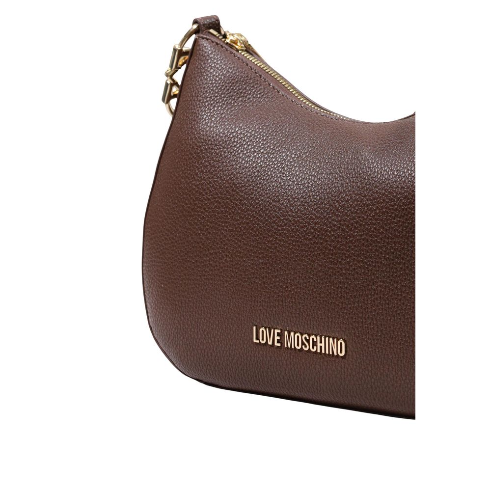 Love Moschino Brown Polyethylene Handbag | Regal Royce