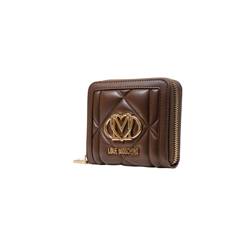 Love Moschino Brown Polyethylene Wallet | Regal Royce
