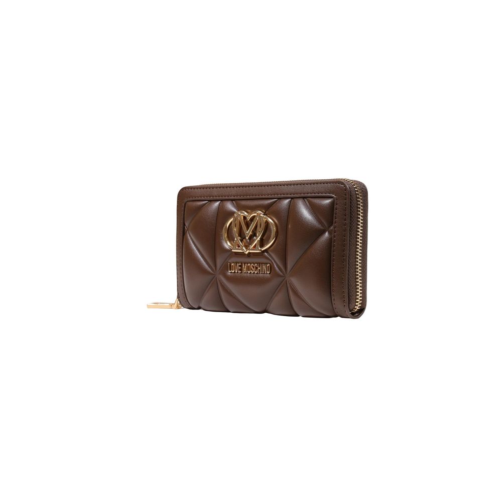 Love Moschino Brown Polyethylene Wallet | Regal Royce