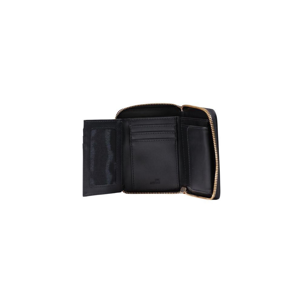 Love Moschino Black Polyethylene Wallet | Regal Royce