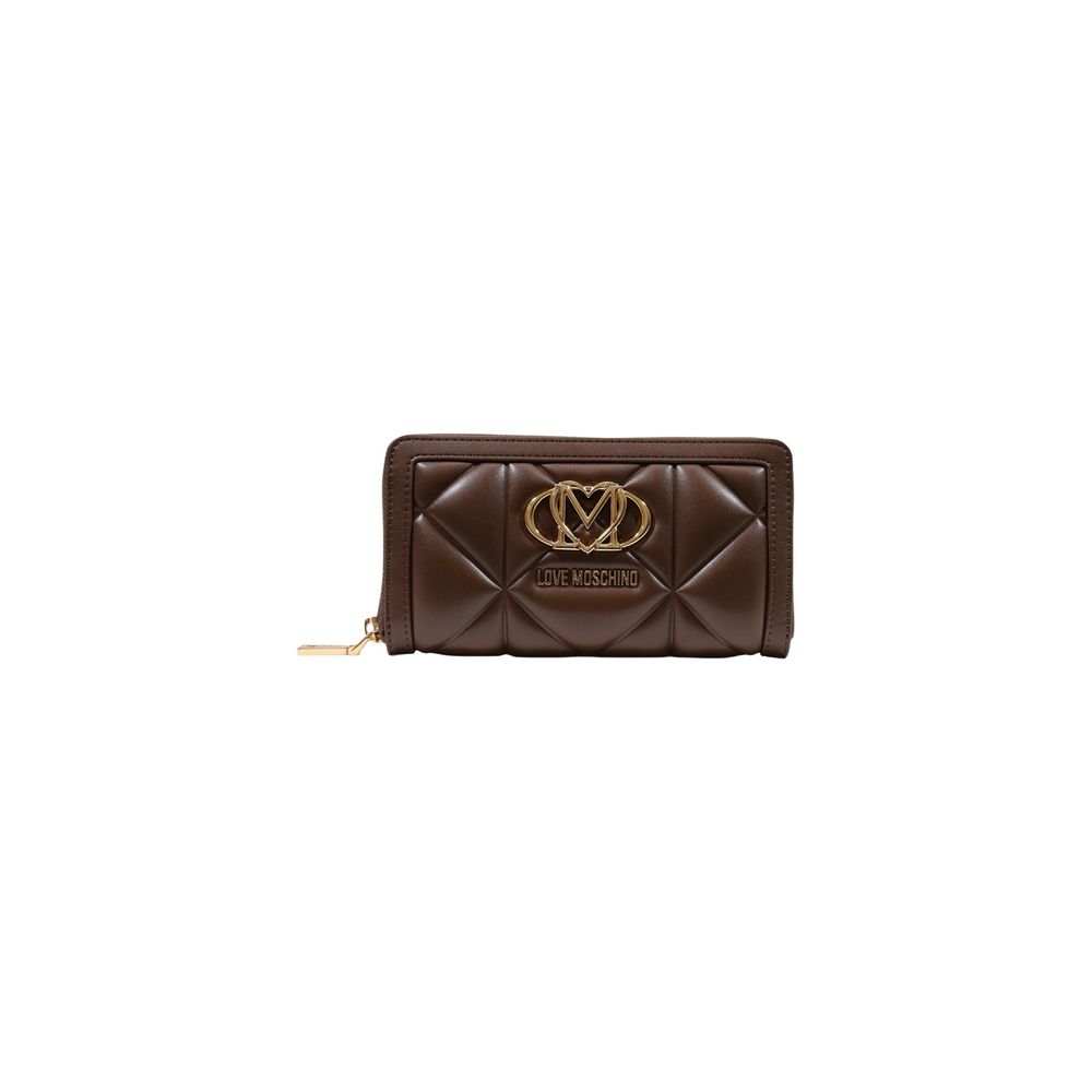 Love Moschino Brown Polyethylene Wallet | Regal Royce