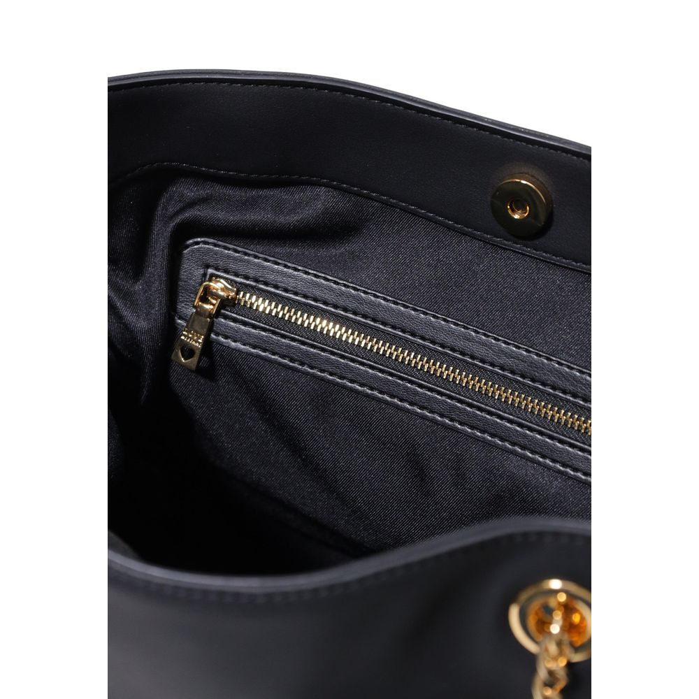 Love Moschino Black Polyester Handbag | Regal Royce
