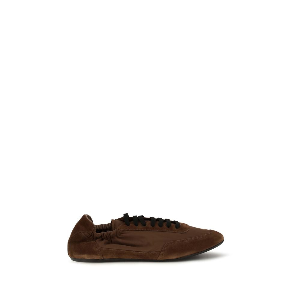 Prada Brown Rubber Athletic Sneakers | Regal Royce