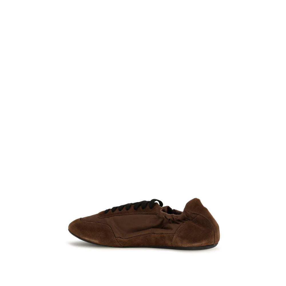 Prada Brown Rubber Athletic Sneakers | Regal Royce