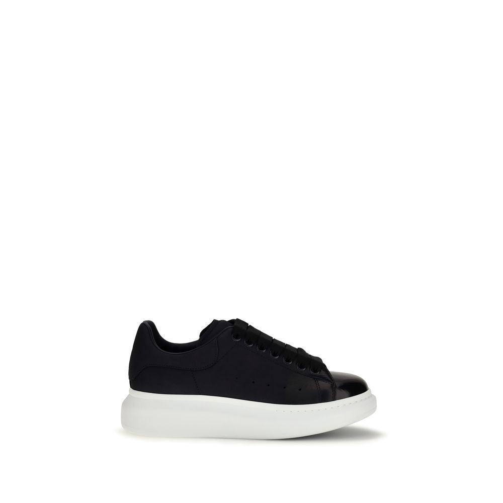 Alexander McQueen Blue Calf Leather Bos Taurus Chunky Sneakers | Regal Royce