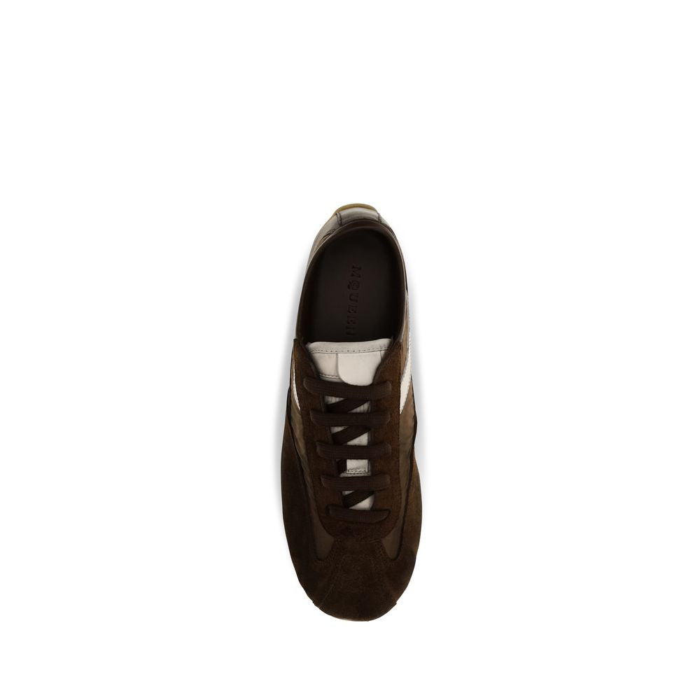 Alexander McQueen Brown Suede Leather Athletic Sneakers | Regal Royce