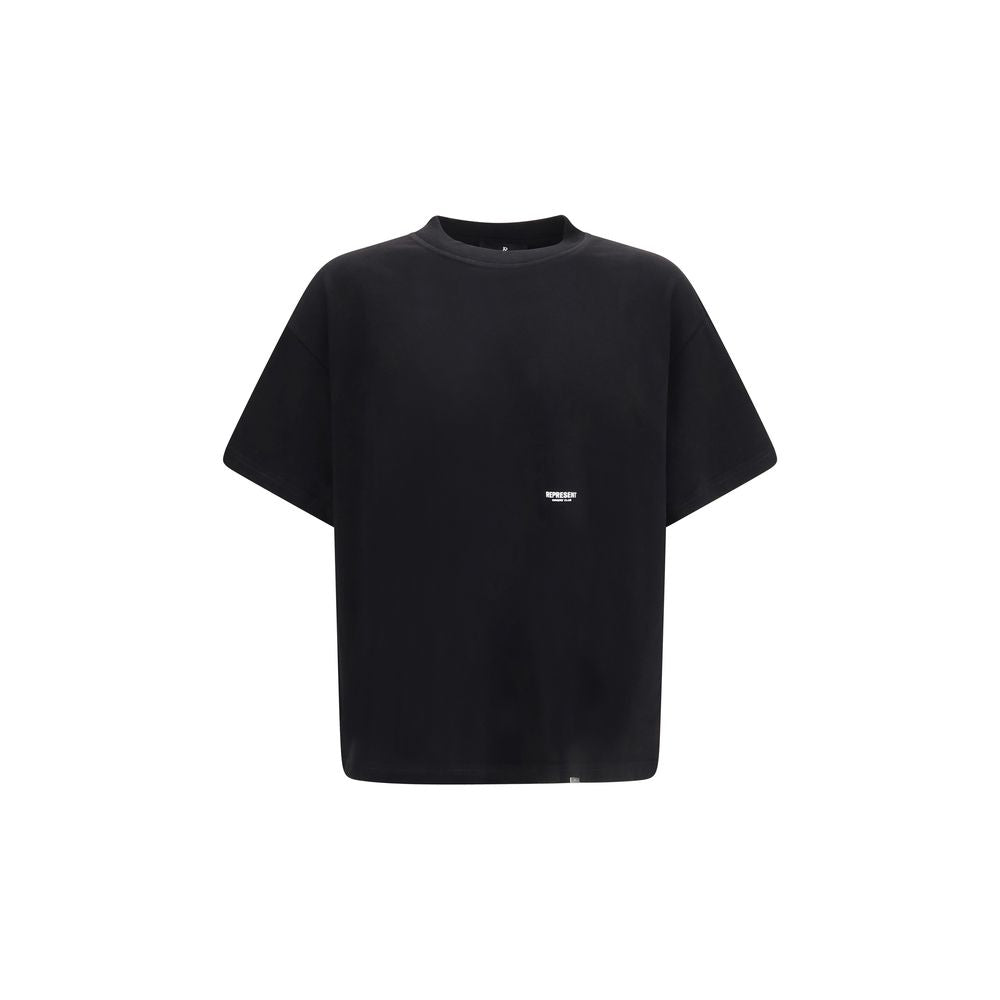 Represent Black Cotton T-Shirt | Regal Royce