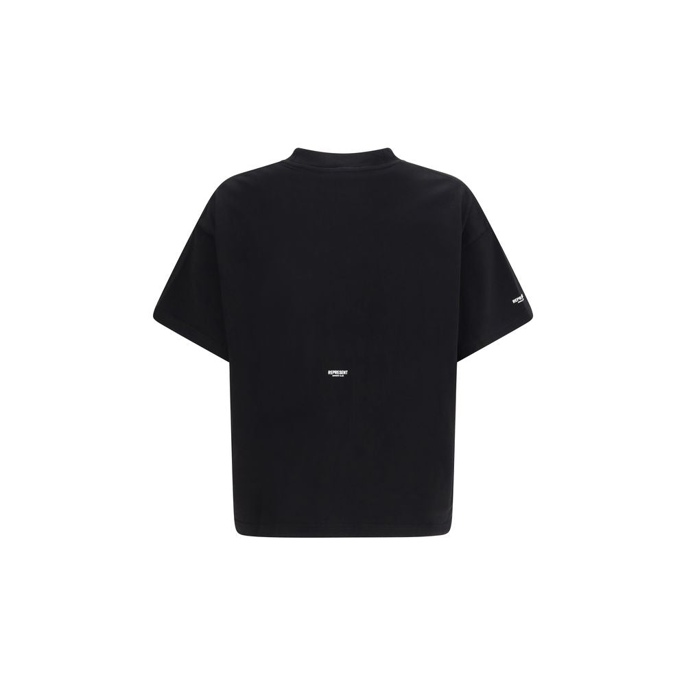 Represent Black Cotton T-Shirt | Regal Royce