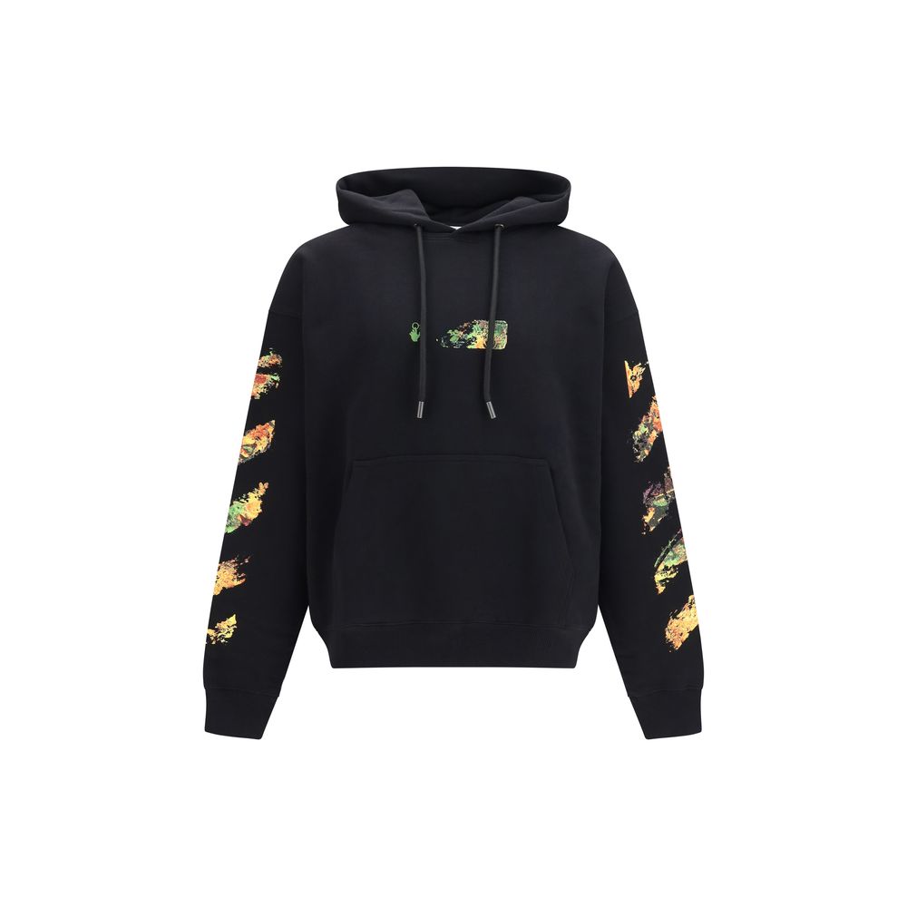 Off-White Black Cotton Sweatshirt | Regal Royce
